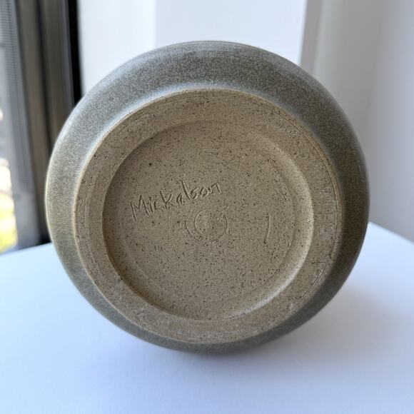 Arlene Jo Mickelson Pottery Lidded Motif Canister Jar PNW Native American Style - Picture 12 of 12